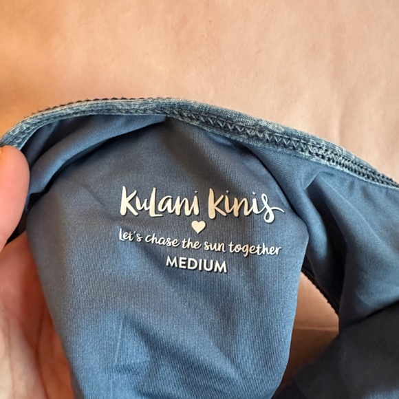 Kulani Kini Daisy Denim one shoulder bikini - Picture 7 of 8